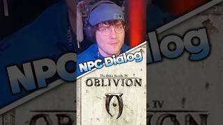 Neuer Oblivion NPC Dialog just dropped  #niekbeats