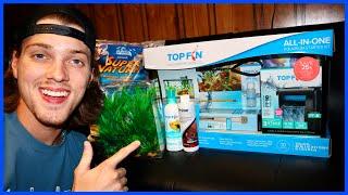 *NEW* 10 Gallon AQUARIUM Starter Kit SETUP!