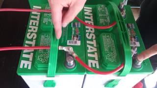 RV Battery Hookup two 12 volt vs two 6 volt batteries