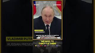 Putin Threatens To 'Throttle' Western Firms Remaining In Russia | WION Shorts