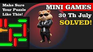 30 July Hamster Kombat Mini Games | SOLVED!