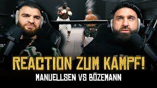 REACTION zum KAMPF  MANUELLSEN vs BÖZEMANN  | SINAN-G STREAM HIGHLIGHTS