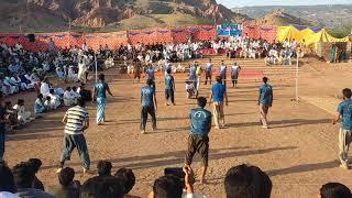 shooting volleyball show match Akhtar Khan Baloch vs smart club