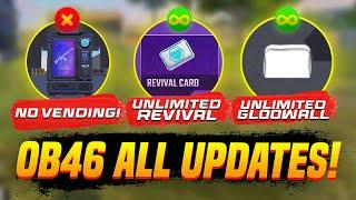 OB46 BIGGEST CHANGES IN UPDATE TODAY | FREE FIRE NEW EVENT| FF NEW EVENT |OB46 UPDATE FREE FIRE