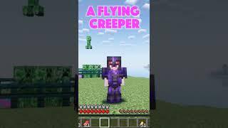 Will it FLY? - Creepers vs shulker #minecraft #shortsvideo  #shorts #cute