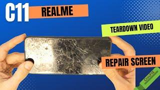 Realme C11 (2021) disassembly teardown and change LCD SCREEN