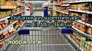 Asi es un supermercado en EL ALTO una de las CIUDADES MAS ALTAS de  Bolivia