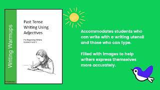 Writing Warmups: Past Tense Writing Using Adjectives For Beginning Writers, Grades 4 and 5, eBook