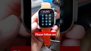 smart watch ultra 2 ️ hard reset problem away#sorts #video