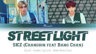 Changbin (Feat. Bang Chan) - "Streetlight" |INDO SUB| (Color Coded Lyrics Han/Rom/Ina)