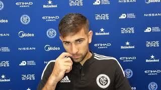 Midfielder Nicolas Acevedo ~New York City FC Post Match Press Conference 10/9