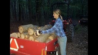 #264 FIREWOOD PRODUCTION is UP! She's a WORKER!