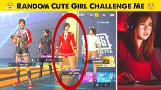 Cute Girl Gamer Challenge Me in PUBG Lite | PUBG Mobile Lite Funny Random Gameplay | LION x GAMING