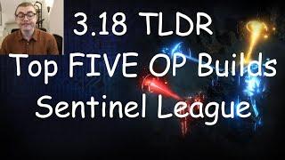 TLDR Top Five BEST Builds | Path of Exile Sentinel League