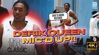 We mic'd up 5-star Maryland commit Derik Queen! | One of the best freshman in college basketball