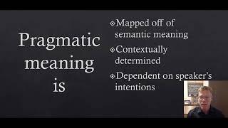 A Brief Introduction to Pragmatics vs  Semantics