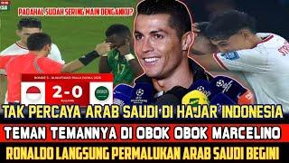 PERMALUKAN ARABRONALDO TANGGAPI KEMENANGAN INDONESIA ATAS ARAB BEGINI 