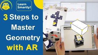 CleverBooks Geometry Workbook with Augmented Reality (AR)