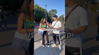 Ishowspeed Glow up or Glow down? #fyp #viral #ishowspeed #glowup #stranger #girl #surprise