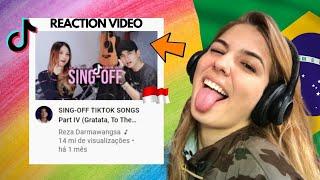 SING-OFF TIKTOK SONGS Part IV (Gratata, To The Bone, Bruno Mars) vs Mirriam Eka REACTION INDONESIA