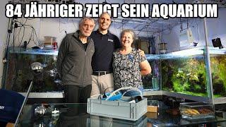 Felix Tunze kann es nicht fassen! - 84 Jähriger zeigt uns sein Aquarium...