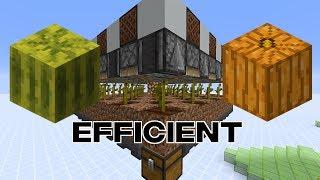 New Efficient Simple Melon/Pumpkin Farm For 1.14