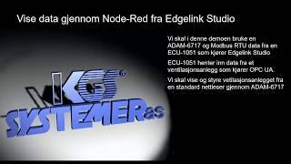 OPC UA fra EdgeLink til ADAM-6717 med web visning og styring
