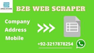 2findlocal Web Scraper || How to scrape b2b leads from USA