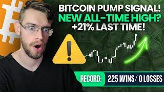 Bitcoin NEW All-Time High PUMP Signals? +21% Last Time! (225 Wins, 0 Losses)