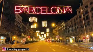 Barcelona Christmas 2021 | 4K | Navidad en Barcelona - The city of lights!