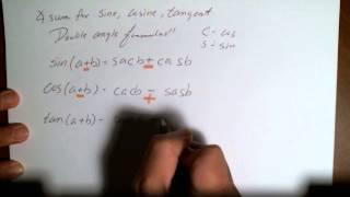 easy way to memorize Trig Angles Sum Formulas