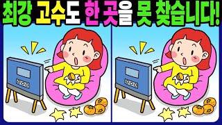 【다른그림찾기/치매예방】최강 고수도 3개 중 한 곳은 못 찾습니다! 재밌고 건강한 두뇌 훈련 퀴즈! 【틀린그림찾기/두뇌운동/Find The Difference】#1314