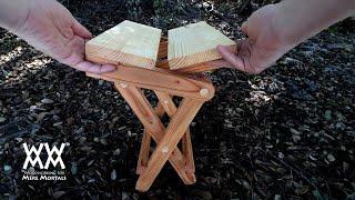 The cleverest folding stool ever!