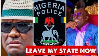 Gov. Sim Fubara’s Men Chase Away Police Sent From Imo State To Port Harcourt Over Saturday Election