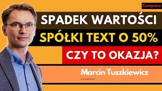 Spadająca liczba klientów Text powodem przeceny o 50%! | Marcin Tuszkiewicz