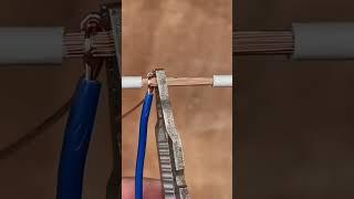 Life Hack: How to Neatly Connect Wires | Easy and Organized Cable Management! #shorts  #lifehacks