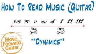 How to Read Music (Guitar) - Dynamics