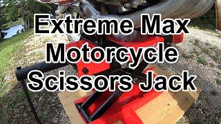 Extreme Max Motorcycle Scissors Jack