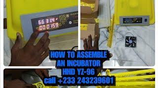 How to assemble HHD YZ-96 egg incubator