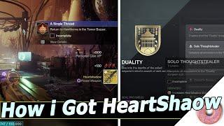 How i Got HeartShadow (With a Little Bit of Luck)
