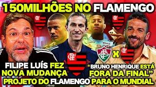  150MILHÕES no FLAMENGO ! BRUNO HENRIQUE FORA da FINAL ! TEM FAVORITO para FLUMINENSE X FLAMENGO ?