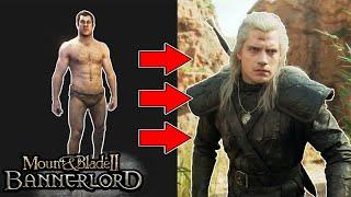 Creating Henry Cavill's Geralt The Witcher In Mount & Blade 2: Bannerlord + Character Code