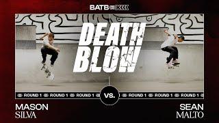 Sean Malto's Switch Backside 180 Vs. Mason Silva's Fakie Lazer Flip | DEATH BLOW