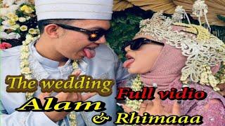 Pernikahan Alam  & Rhima Full dari awal sampe akhir ‼️