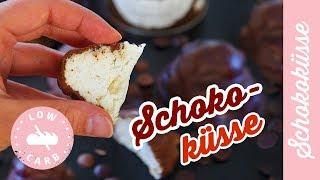 Schokoküsse selber machen, ohne Zucker, ohne Gelatine