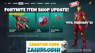 *NEW* IRON MAN SKIN & SO MUCH MORE! Fortnite Item Shop Update [14th February, 2025] (CH6 S1)