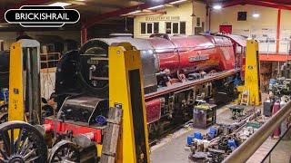 LMS Stanier Pacifics await Service | 6233, 46203 & 80098 - PRCLT 'West Shed' - 29/06/24