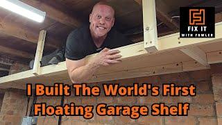 I Built a Floating Garage Shelf, and It’s Amazing