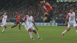 Flying backheel golazo! Romain Alessandrini (Rennes) v Nancy