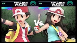 Super Smash Bros Ultimate Amiibo Fights: Pokemon Trainer battle